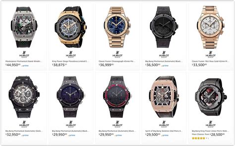 hublot prezzi listino|Hublot watch price list.